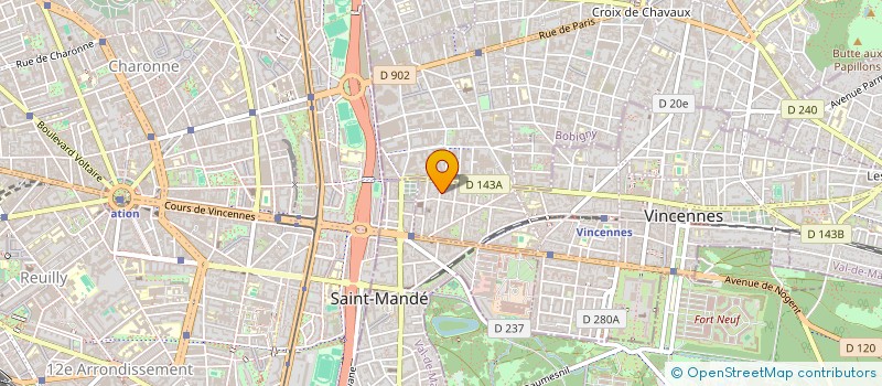 localisation de l'entreprise MADAME GHYSLAINE DEGHELT à VINCENNES