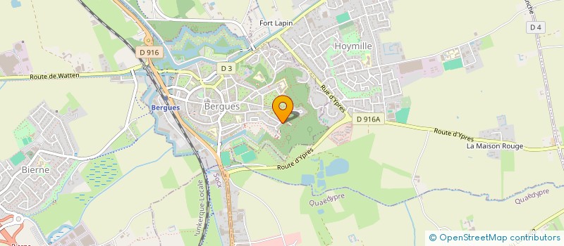 localisation de l'entreprise MADAME GHYSLAINE DEMEULENAERE  BERGUES