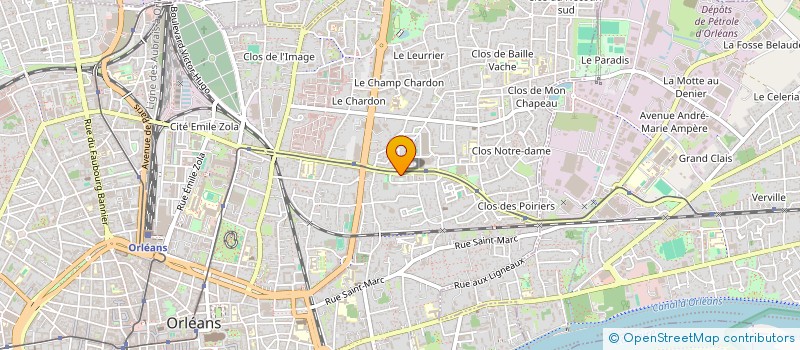localisation de l'entreprise MADAME GHYSLAINE FORMONT  ORLEANS