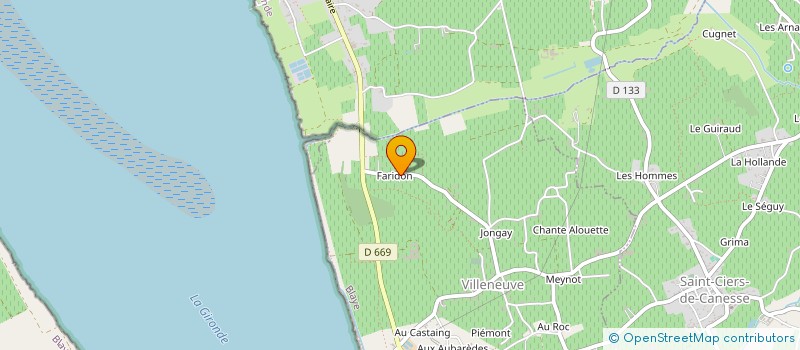 localisation de l'entreprise MADAME GHYSLAINE GAUTIER  VILLENEUVE