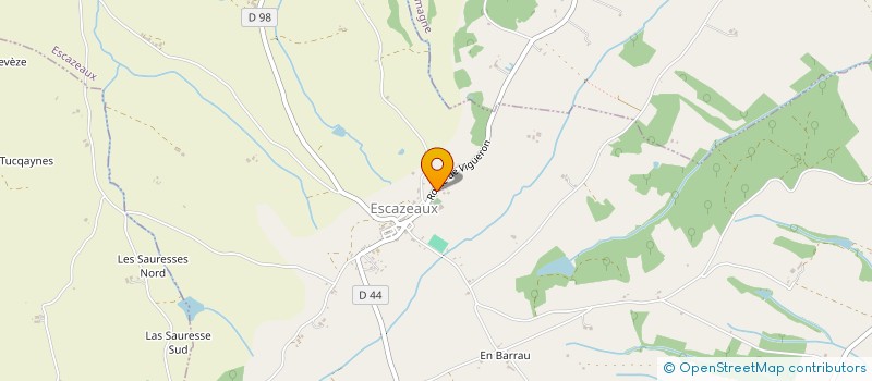 localisation de l'entreprise MADAME GHYSLAINE IBANEZ  ESCAZEAUX