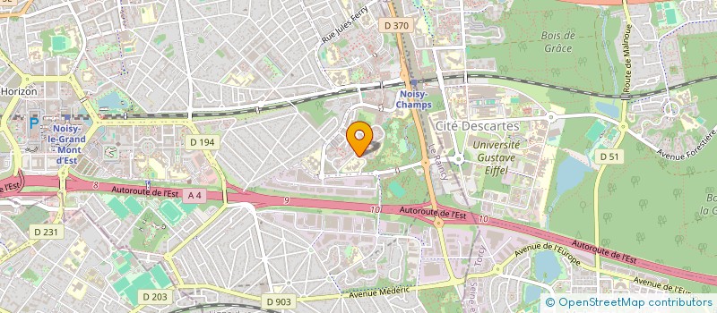 localisation de l'entreprise MADAME GHYSLAINE MARIE  NOISY-LE-GRAND