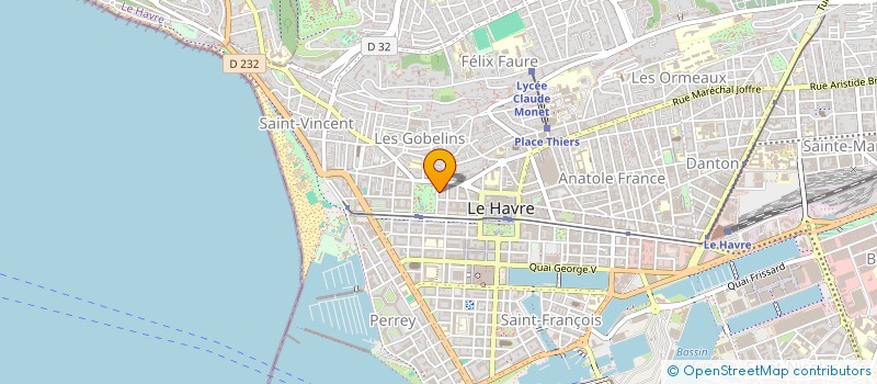 localisation de l'entreprise MADAME GHYSLAINE MAUPOUX à LE HAVRE