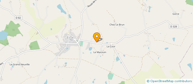 localisation de l'entreprise MADAME GHYSLAINE PRADEAUD  ESSE