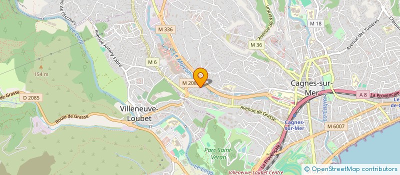 localisation de l'entreprise MADAME GHYSLAINE SORRENTINO à CAGNES-SUR-MER