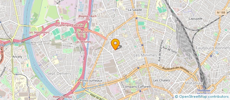 localisation de l'entreprise MADAME GHYSLAINE VAYSSET à TOULOUSE