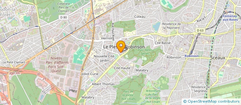 localisation de l'entreprise MADAME GIANFRANCA MUSCETTA  LE PLESSIS-ROBINSON