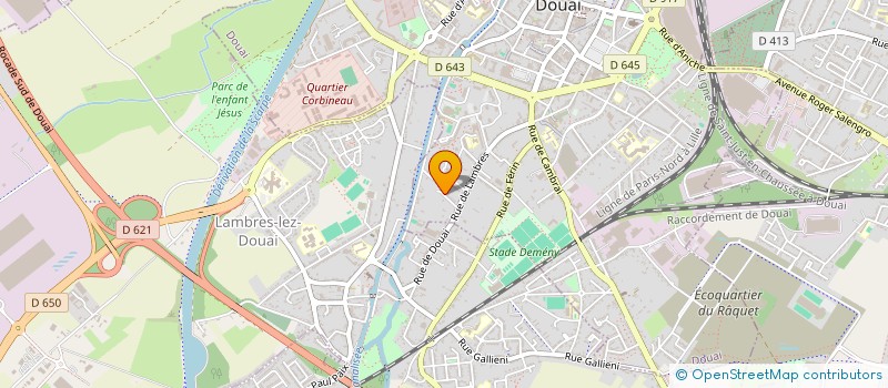 localisation de l'entreprise MADAME GIANNA D'ANGELO à DOUAI