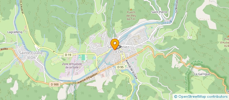 localisation de l'entreprise MADAME GIANNINA NICOLORO  SAINT GENIEZ D'OLT ET D'AUBRAC