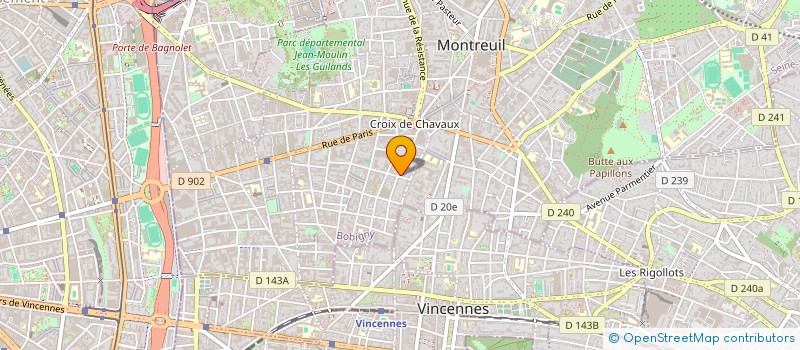localisation de l'entreprise MADAME GIEDRE DRAGUNAITYTE à MONTREUIL