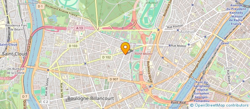 localisation de l'entreprise MADAME GIEDRE STANIUTE à BOULOGNE-BILLANCOURT