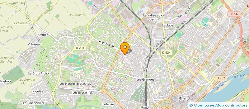 localisation de l'entreprise MADAME GIFTLORD JOSEPH  BLOIS