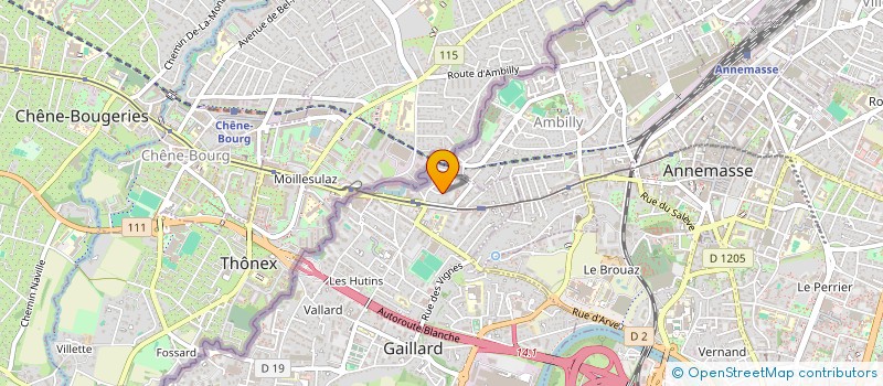 localisation de l'entreprise MADAME GIGLIOLA CATHOMEN  GAILLARD