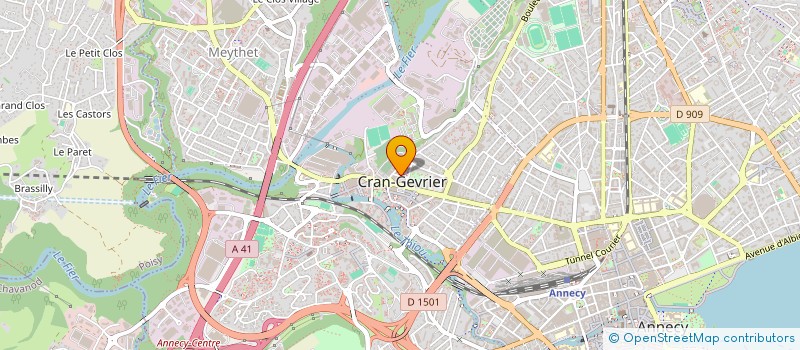 localisation de l'entreprise MADAME GIHAN MANSORY  ANNECY