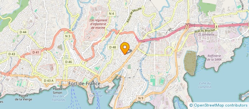 localisation de l'entreprise MADAME GIHANE DORIVAL à FORT-DE-FRANCE