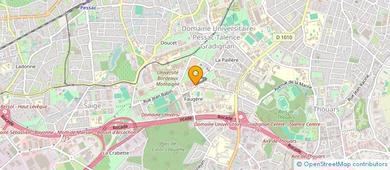 localisation de l'entreprise MADAME GIHANE MABROUKI  PESSAC