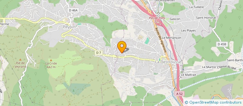 localisation de l'entreprise MADAME GIL VALERIE FRAY  LA DESTROUSSE