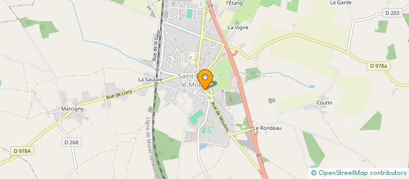 localisation de l'entreprise MADAME GILBERT INDIVISION  SAINT-PIERRE-LE-MOUTIER