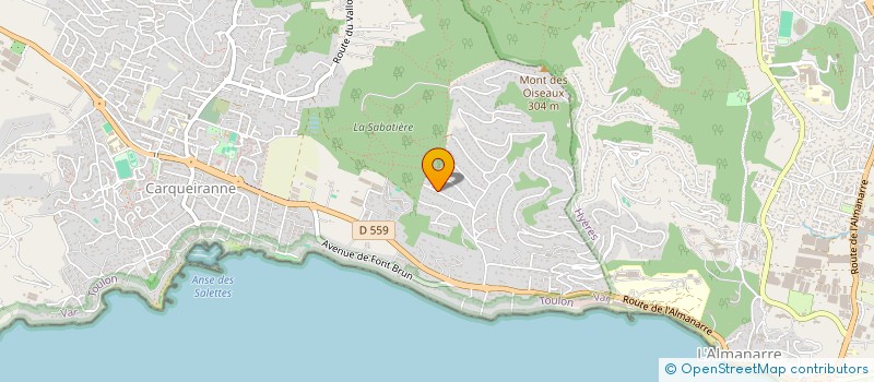 localisation de l'entreprise MADAME GILBERTE ABEILLE  CARQUEIRANNE
