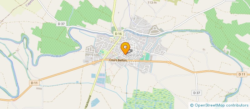 localisation de l'entreprise MADAME GILBERTE AMIEL  CAPESTANG