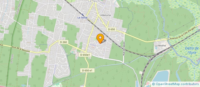 localisation de l'entreprise MADAME GILBERTE BADIA  LE TEICH