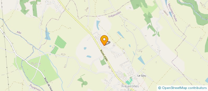 localisation de l'entreprise MADAME GILBERTE BARTHE  FREJAIROLLES