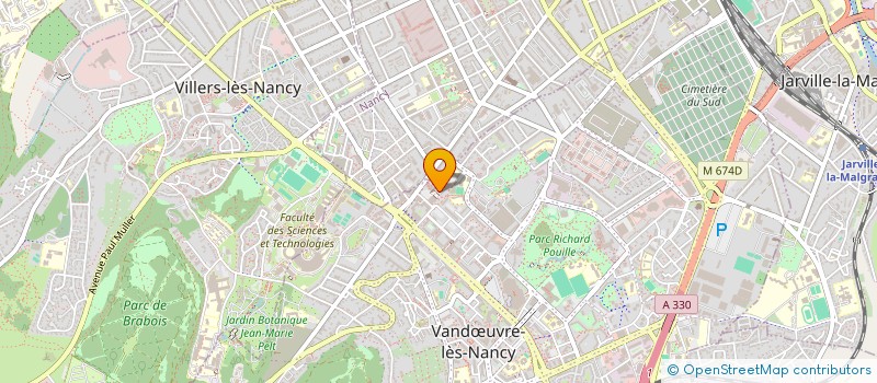 localisation de l'entreprise MADAME GILBERTE BARZYCKI  VANDUVRE-LES-NANCY