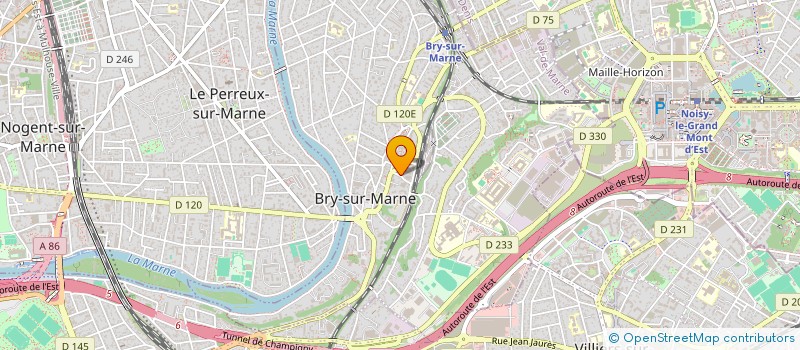 localisation de l'entreprise MADAME GILBERTE BEAUCAL à BRY-SUR-MARNE