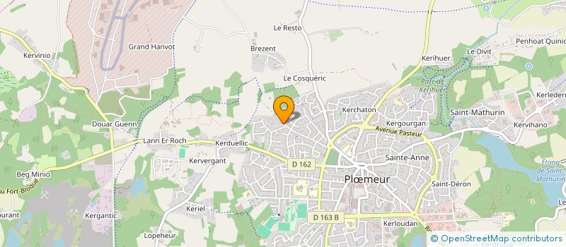 localisation de l'entreprise MADAME GILBERTE BERTIC  PLOEMEUR