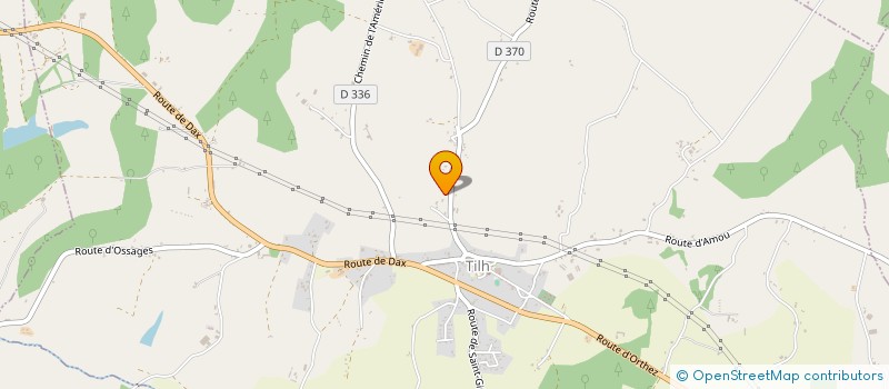 localisation de l'entreprise MADAME GILBERTE BONNEBAIGT  TILH