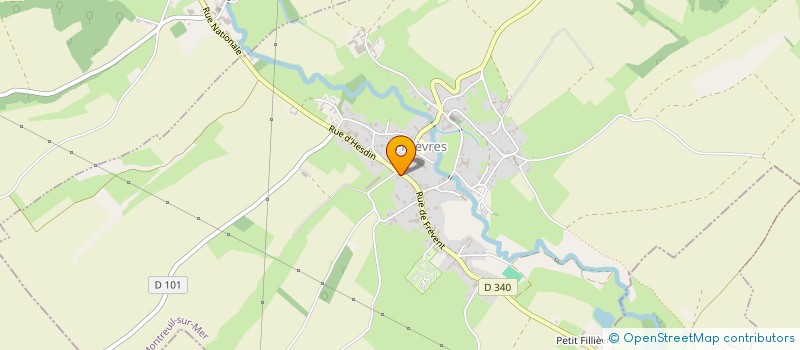 localisation de l'entreprise MADAME GILBERTE BOUDRY  FILLIEVRES