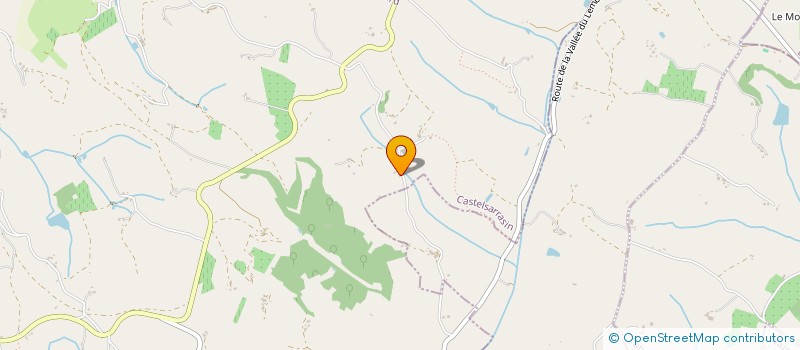 localisation de l'entreprise MADAME GILBERTE BOULZAC  CAZES-MONDENARD