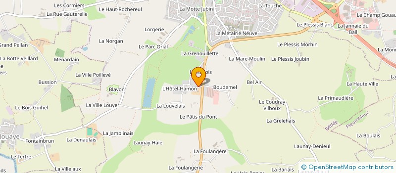 localisation de l'entreprise MADAME GILBERTE CHENEDE  BEDEE