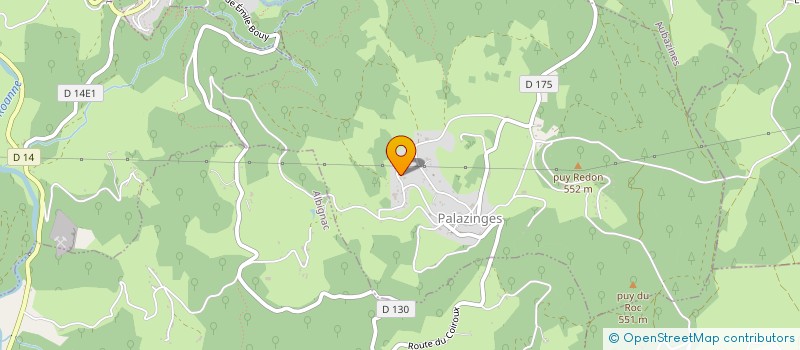 localisation de l'entreprise MADAME GILBERTE COSTE  PALAZINGES