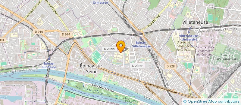localisation de l'entreprise MADAME GILBERTE DANIELLE MFEGUE KOA à EPINAY-SUR-SEINE