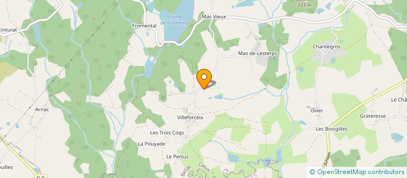 localisation de l'entreprise MADAME GILBERTE DAVID à ORADOUR-SUR-GLANE