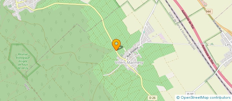 localisation de l'entreprise MADAME GILBERTE DEFAUX  VILLERS-MARMERY