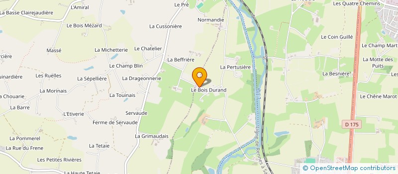 localisation de l'entreprise MADAME GILBERTE DESEVEDAVY à CHEVAIGNE