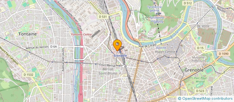 localisation de l'entreprise MADAME GILBERTE DHERBEYS à GRENOBLE