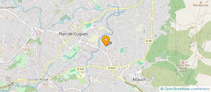 localisation de l'entreprise MADAME GILBERTE DOCIN-JULIEN  ALLAUCH