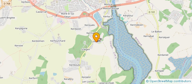 localisation de l'entreprise MADAME GILBERTE DREAN  CRACH