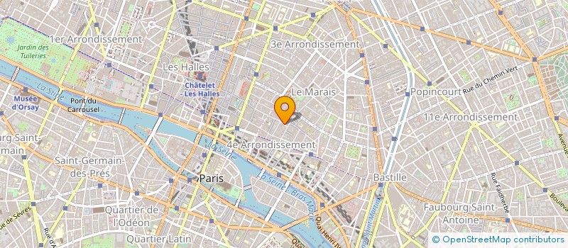 localisation de l'entreprise MADAME GILBERTE FERRANDON  PARIS 04