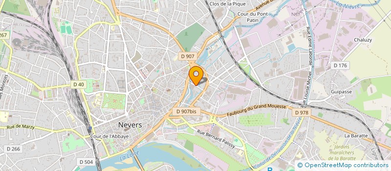 localisation de l'entreprise MADAME GILBERTE FONTENILLE à NEVERS