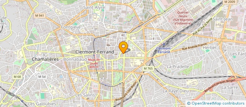 localisation de l'entreprise MADAME GILBERTE GARANCON à CLERMONT-FERRAND