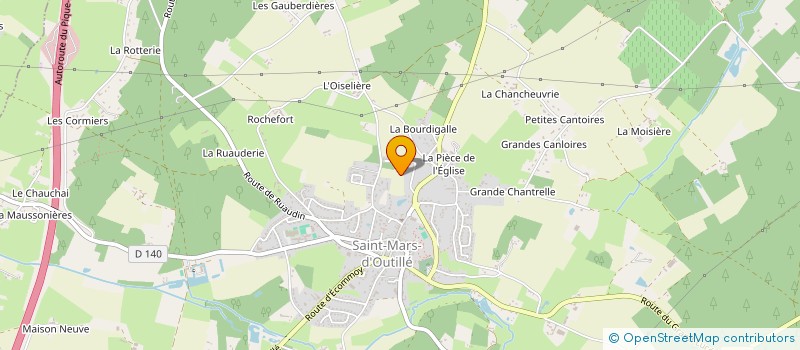 localisation de l'entreprise MADAME GILBERTE GASSE à SAINT MARS D OUTILLE