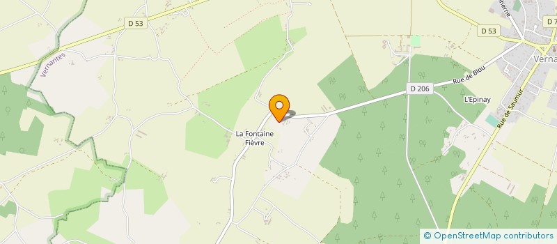 localisation de l'entreprise MADAME GILBERTE GOUJON  VERNANTES