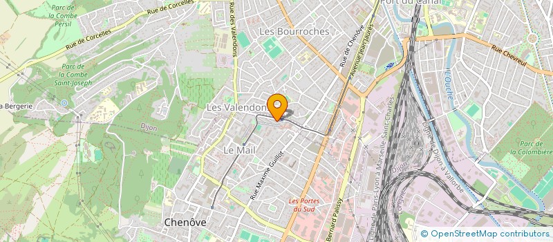localisation de l'entreprise MADAME GILBERTE GUENEBAUT à CHENOVE