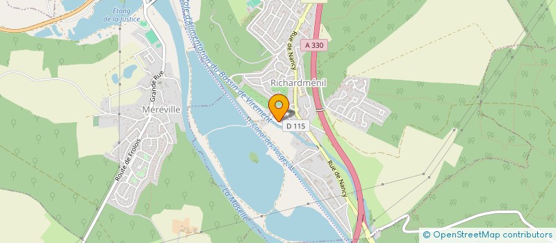 localisation de l'entreprise MADAME GILBERTE GUILLOT  RICHARDMENIL