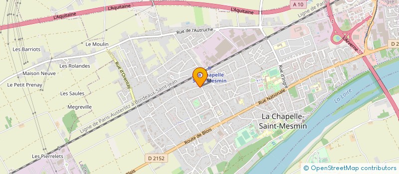 localisation de l'entreprise MADAME GILBERTE HATTON à LA CHAPELLE-SAINT-MESMIN