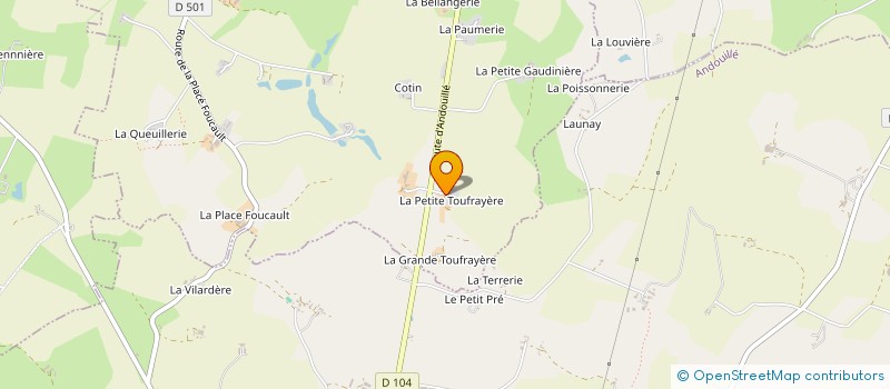 localisation de l'entreprise MADAME GILBERTE HAY  LA BIGOTTIERE